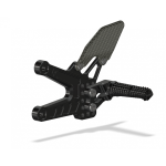 Attack Performance - ATTACK PERFORMANCE REAR SET KIT, YAM R6 06- , BLACK (CARBON HEEL GUARDS) - Image 2