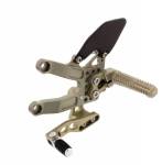 Hand & Foot Controls - Rearsets - Attack Performance - ATTACK PERFORMANCE  REAR SET KIT, TRIUMPH 675 06- , AERO HARD
