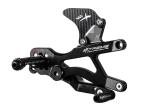Extreme Components - Extreme Components Rearset Yam R6 06-21 STD/GP black w carbon heel - Image 2