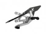 Extreme Components - Extreme Components Rearset RSV4 09-16 GP shift Silver with carbon heel - Image 3