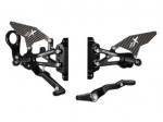 Extreme Components - Extreme Components Rearset BMW S1000RR 20-21 STD/GP black w carbon