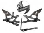 Extreme Components - Extreme Components Rearsets CBR1000RRR 2020 STD Black w carbon heel