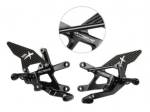 Extreme Components GP EVO rearsets ZX10R 16-20 GP shift black w carbon