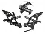 Extreme Components rearsets ZX10R 16-20 STD shift black w carbon guard