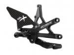 Extreme Components - Extreme Components Rearset GSXR 1000 17-21 STD/GP Black w carbon heel - Image 2