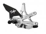 Extreme Components - Extreme Components Rearset GSXR 1000 17-21 STD/GP Silver w carbon heel - Image 2