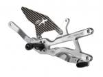 Extreme Components - Extreme Components Rearset Yam R1 15-21 STD/GP Silver w carbon heel - Image 2