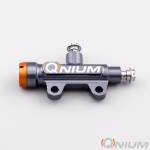 Qnium Rear Brake Master Cylinder Top Side 12mm piston w/ 40mm mount