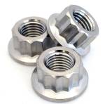 APX Racing Ti 12 POINT FLANGE NUT M8