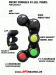 APX Racing - APX Racing  SEVEN BUTTON LH RACE SWITCH DUCATI PANIGALE V4 V4S V4R - Image 3