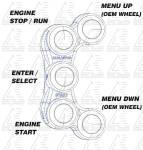 APX Racing - APX Racing FIVE BUTTON STREET & RACE ENGINE & MENU SWITCH  YAMAHA R1 2015+ - Image 3