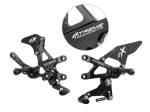 Extreme Components - Extreme Components Rearset RSV4 17-20 STD shift black with carbon heel - Image 4