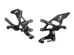 Extreme Components - Extreme Components Rearset RSV4 09-16 STD shift black with carbon heel - Image 4