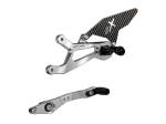 Extreme Components - Extreme Components Rearset BMW S1000RR 15-19 STD/GP silver w carbon - Image 2