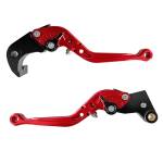 Hand & Foot Controls - Levers - Alpha Racing Performance Parts - Alpha Racing Lever kit EVO Red BMW S1000RR 2019-,M1000RR 2021-