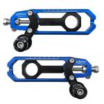 Chain & Sprockets - Chain Adjusters - Alpha Racing Performance Parts - Alpha Racing Chain adjuster kit EVO blue BMW S1000 RR 2019-