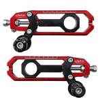 Chain & Sprockets - Chain Adjusters - Alpha Racing Performance Parts - Alpha Racing Chain adjuster kit EVO red S1000 RR 2019-
