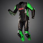 Gear & Apparel - Motorcycle Race Suits - 4SR - 4SR RACING MONSTER GREEN AR (Tech-Air Compatible)