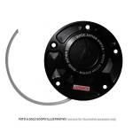 Accessories - Gas Caps - Accossato - Accossato Fuel Cap w/ Quick Action System in CNC Black Aprilia RS660