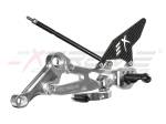 Extreme Components - Extreme Components GP EVO Rearsets Kit STD And Reverse Shifting  Carbon Fiber Silver Heel  APRILIA RS660 / TUONO 660 (2020/2022) - Image 3