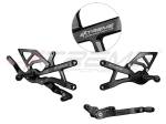Extreme Components - Extreme Components GP EVO Rearsets Kit STD And Reverse Shifting  Aluminium Black Heel (FOR AKRAPOVIC RACING FULL SYSTEM) YAMAHA R1 (2020/2022) - Image 1