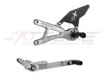 Extreme Components - Extreme Components GP EVO Rearsets Kit STD And Reverse Shifting  Carbon Fiber Silver Heel (FOR AKRAPOVIC RACING FULL SYSTEM) YAMAHA R1 (2020/2022) - Image 3