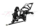 Extreme Components - Extreme Components GP EVO Rearsets Kit STD And Reverse Shifting  Aluminium Black Heel (SHIFT ROD FOR QUICKSHIFTER) YAMAHA R3 (2015/2022) - Image 3
