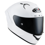 KYT Helmets - KYT NZ Race Plain White Helmet - Image 2