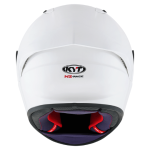 KYT Helmets - KYT NZ Race Plain White Helmet - Image 3