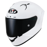 KYT Helmets - KYT NZ Race Plain White Helmet - Image 6