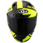 KYT Helmets - KYT NZ Race Carbon D Yellow Flou Helmet - Image 2