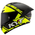 KYT NZ Race Carbon D Yellow Flou Helmet