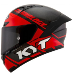 KYT Helmets - KYT NZ Race Carbon D Red Flou Helmet