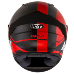 KYT Helmets - KYT NZ Race Carbon D Red Flou Helmet - Image 3