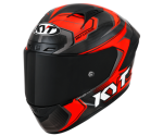 KYT Helmets - KYT NZ Race Carbon Competition Red Helmet - Image 3