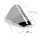 Accessories - Windshields - Puig - PUIG WINDSCREEN R RACER CLEAR YAMAHA R1 R1M 2021+