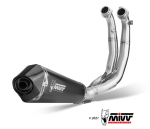 MiVV Exhausts - MIVV Full System 1x1 Delta Race Black Standard Exhaust For Aprilia RS 660 20-23 Tuono 660 21-23 - Image 2