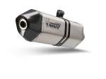 MIVV Slip-on Speed Edge Black TITANIUM Exhaust For Aprilia Tuareg 660 2022 - 2023