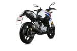 MIVV Full System Gp Pro Black Stainless Steel Exhaust For BMW G 310 R 2018 - 2022