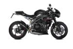 MiVV Exhausts - MIVV Slip-On X-M5 Black Stainless Steel Exhaust For TRIUMPH SPEED TRIPLE 1050 R / S / RS 2018 - 2020 - Image 2