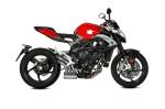 MiVV Exhausts - MIVV Slip-on Speed Edge Stainless Steel Exhaust For MV AGUSTA BRUTALE 800 RR 2017 - 2020 - Image 2