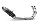 MiVV Exhausts - MIVV GP Black Stainless Steel Full System High Exhaust For YAMAHA MT-07 / FZ-07 2014 - 2022 - Image 2