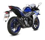 MiVV Exhausts - MIVV Suono Black Stainless Steel Full System Exhaust For YAMAHA YZF R3 2015 - 2022 - Image 3