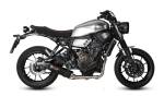 MiVV Exhausts - MIVV Oval Carbon With Carbon Cap Full System Exhaust For YAMAHA XSR 700 2016 - 2022 - Image 1