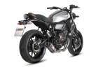 MiVV Exhausts - MIVV Oval Titanium With Carbon Cap Full System Exhaust For YAMAHA XSR 700 2016 - 2022 - Image 1