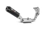 MiVV Exhausts - MIVV Oval Carbon With Carbon Cap Full System Exhaust For YAMAHA Tracer 9 / GT 2021 - 2022 - Image 1