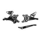 Bonamici Racing Aluminium Pair of fold-up footpegs with note rearsets “U”