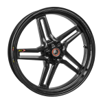 Wheels - Carbon Fiber - BST  - BST Rapid TEK 17 x 3.5 Front Wheel - Kawasaki ZX-6R and 636R (05-23) ZX10R (06-15) ZX14R (06-23)