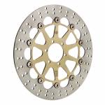 Brembo Disc, 320x4.0mm, 6 Bolt, Floating, Gold Carrier, Ducati