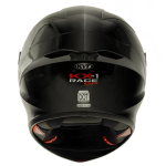 KYT Helmets - KYT KX-1 Race Plain Black (Glossy) - Image 3